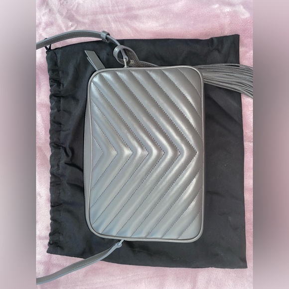 WORN ONCE YSL Saint Laurent Storm Lou Medium Camera Monogram Calf Crossbody Bag - Picture 8 of 12